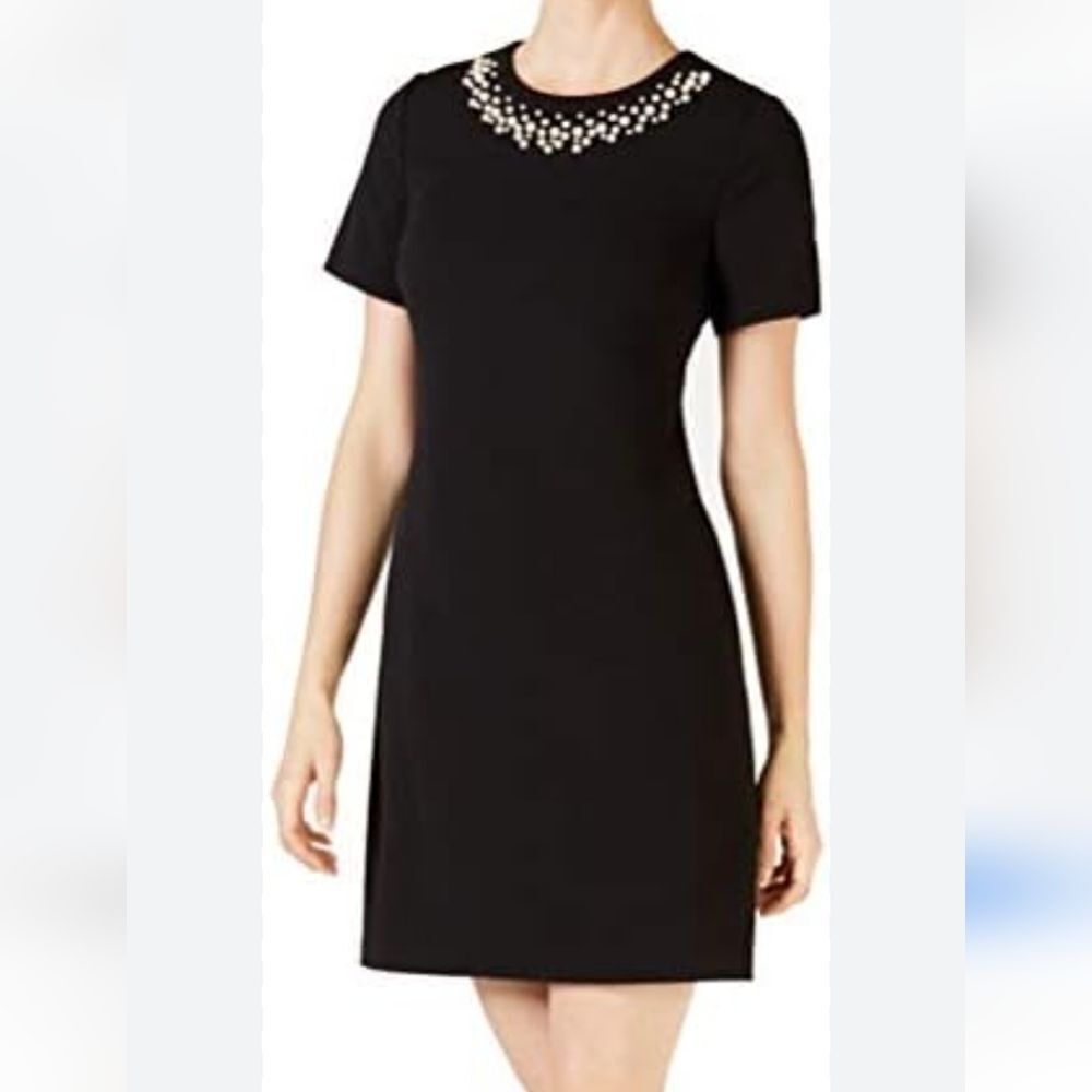 Calvin Klein  Dressy Black Dress. Old Money, Quiet Elegance